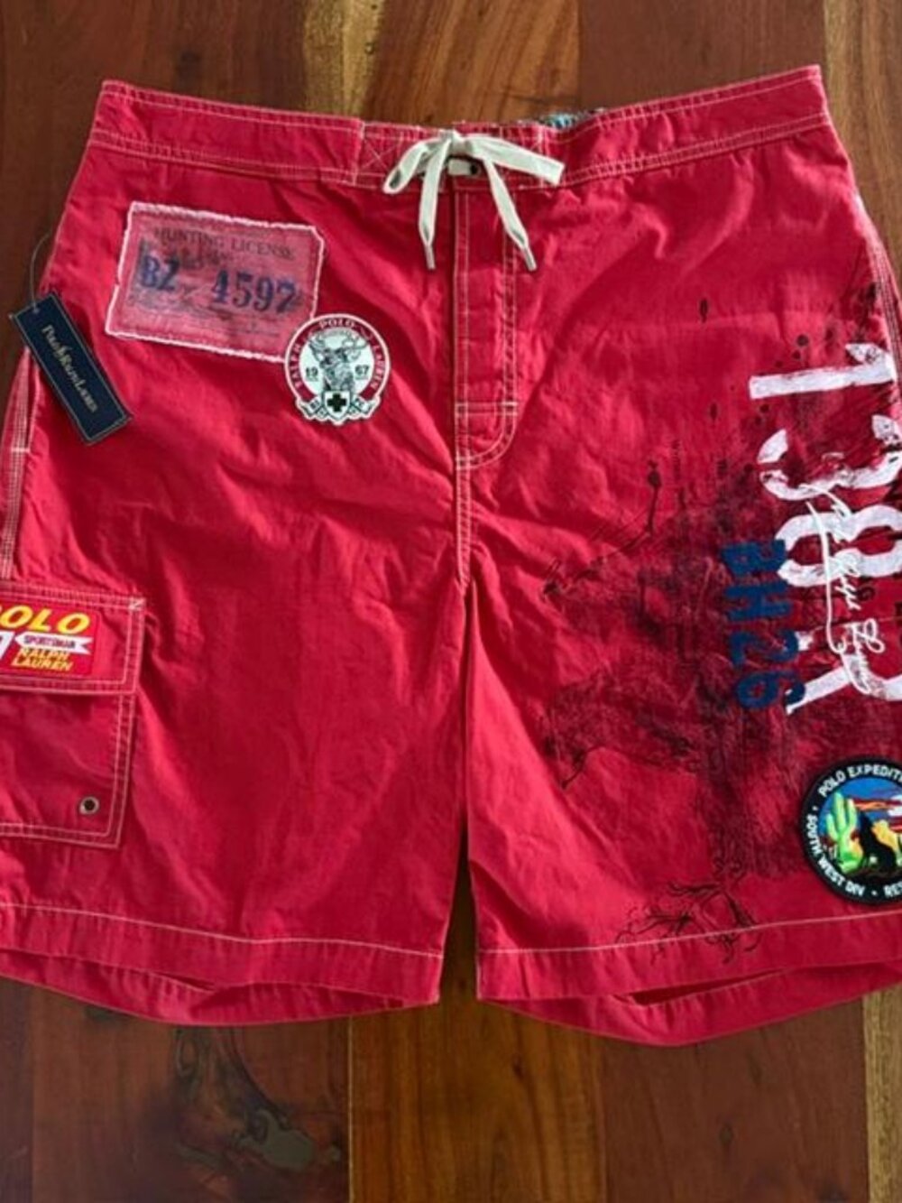 NWT DEADSTOCK VINTAGE 90S POLO RALPH LAUREN 1 OF 1 HUNTING LICENSE SHOTGUN SHELL